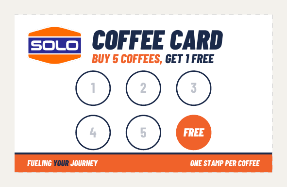 Loyalty card preview